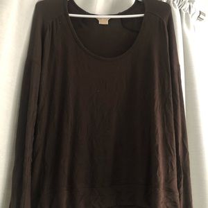 Michael by Michael Kors brown long sleeve